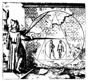 Дуалистические системы: Эмблема соединения двух начал — "мужчина/женщина" — в целях создания более высокого единства у алхимиков. М. Майер. Аталанта бегущая, 1618 г. 