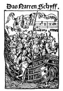 Дурак (шут): "Корабль дураков" Себастьяна Бранта, 1494 г.